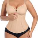 SHAPELLX Waist Trainer for Women Corset Top Tummy Control Shapewear Waist Cincher Body Shaper Fajas Colombianas Moldeadoras Large