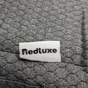 Bedluxe Wedge Pillow, 10 inch Bed Wedge Pillow, Elevated Body Pillow for Back Support, Acid Reflux, Leg, Neck Pain, Snoring, Triangle Pillow Wedge - Cooling Memory Foam Top, Dark Grey
