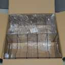 Belt Organizer - 2 Pack Clear Stackable Belt holder For Closet Drawer Storage - 5 Compartments with Removable Dividers, Multi-Purpose Display Bins With Inserts For Ties, Socks, Underwear