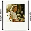 NFC-Enabled E-Ink Digital Photo Frame with Magnetic Back, Instant Photo Style Display, Wireless Smart Picture Frame for Fridge, Phone-Controlled Acrylic Memo Board, Compatible iPhone 16+