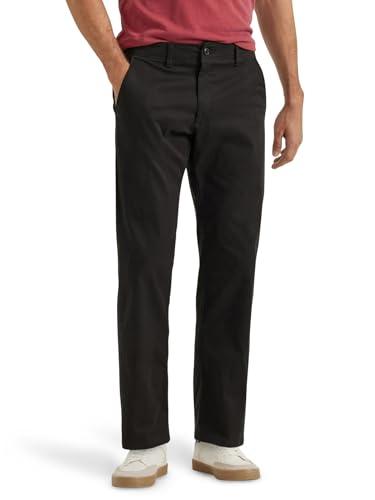 Lee Men's Extreme Motion Flat Front Regular Straight Pant Charcoal Color 32W x 32L