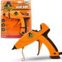 Gorilla Hot Glue Gun (Pack of 1) - Dual Temp Full Size Hot Glue Gun with Precision Nozzle, Easy Squeeze Trigger, and Enhanced Safety Features for DIY, Craft, Repairs, and More