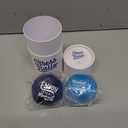 Candescent Stress Balls - Hand Therapy Relief for Anxiety, Fidget, Tension, Exercise Strengthener - Motivational Toys for Adults & Kids - Set of 2 (Crystal Blue, Ocean Blue)