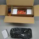 VTG VOGTEN 4.5 CFM AC Vacuum Pump and Gauge Set,for Mini Split/HVAC/Auto Systems,Manifold Gauge Kit Compatible with R134a R12 R22 R502,Includes 2 R134a Can Taps,R410a Adapters