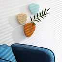 6 Pcs Wall Succulent Planters, Ceramic Wall Mount Planter Holder, Decorative Hanging Plant Pots Flower Vase for Indoor, Outdoor (Modern Color