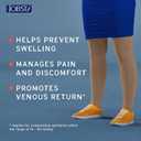 JOBST Relief 20-30 mmHg Compression Stockings, Knee High, Closed Toe | Compression Socks for Women/ Men for Tired, Aching or Swollen Legs, Minor Varicosities | Beige, Medium