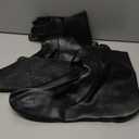 SooGree Waterproof Rain Shoe Covers Rubber Shoe Boot Covers Not-Slip Reusable Rain Shoe Protectors Galoshes Overshoes for Man and Women Sand Control Rain Snow (Black, XL) 44/45