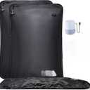 Essential Vacuum Bags for Travel Luggage with Electric Pump, Reusable Compression Bags for Checked Suitcases, Vacuum Seal Spacesaver for Cloth Packing(2Large+Pump)