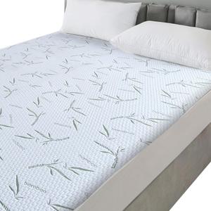 East Coast Bedding Twin Size 39" x 75" Inch Waterproof Viscose Derived Bamboo Mattress Protector Pad: Sleep Easy with Premium Comfort and Protection