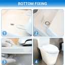 Round Toilet Seat 16.5" - Soft Close, Durable PP Toilet Seat, Easy Installation & Removal, Fits Most Toilet Bowls