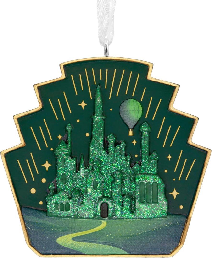 Hallmark Wicked Emerald City Christmas Ornament, Movie Gifts