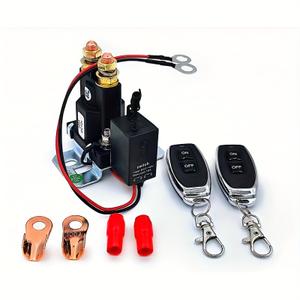 24V Wireless Dual Remote Car Battery Master Disconnect Cut Off Switch Isolator
