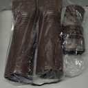 2 Pack Flexible Rain Gutter Downspout Extensions,Drain Downspout Extender,Gutter Extension Flexible,Down Spout Drain Extension Pipes,Extendable from 21 to 60 Inches (Brown)