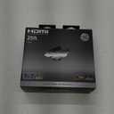 GE 25ft 4K HDMI 2.0 Cable with Ethernet, Gold-Plated Connectors, Black, 48723, New