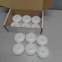 Homemory 12 Pack 3 Flameless Led Floating Candles, 200 Hour White Battery Operate Waterproof Tealights for Cylinder Vases, Centerpieces at Wedding Decor, Party, Pool