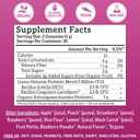 Llama Naturals Probiotics for Women and Men with Prebiotic Fiber, Vegan, Organic, Probiotic Gummies for Gut Health Support, Adults Real Fruit Gummy Vitamins, No Added Sugar Cane, Mixed Berry, 60 Ct Best By:08/2026
