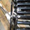 12 Steps Wall-Mounted Folding Stairs for Attic, Attic Ladder Pull Down System with Retractable Handrail& Pull Rod, Anti-Slip Steps, Attic Stairs for Home(Black, Applicable Height 9.6-10ft)