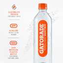 Gatorade Water, Unflavored, Electrolyte infused for great taste, Alkaline PH 7.5 or higher, 20 Fl Oz (Pack of 12)