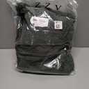 Long Black Formal Dresses for Women Gowns Evening Party Cocktail Dress,Split Elegant V Neck Wrap Ruffle Wedding Guest Dresses (Large, Army Green)