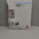 Happy Birthday Neon Sign for Wall Decor, 1712 Inch Warm White LED Neon Light Signs, Art Decoration Happy Birthday Neon Light Sign for All Birthday Party Decoration with 2 Pcs Pasters