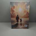 Jesus Canvas Wall Art Jesus With Girls Walks On Water Painting Picture Wall Decor Christian Art Decor Religious Poster Print Artwork for Living Room Bedroom Church Home Decoration (24"L x 16"W)