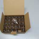 Hobbynors 30-Pack C7 LED Replacement Christmas Light Bulbs, Shatterproof Warm White Bulbs for Outdoor String Lights, 0.6W Energy Saving, E12 Candelabra Base, Commercial Grade Holiday Lights