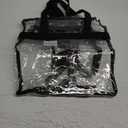 UEASE Clear Bag for Stadium Events 12"×6"×12" Clear Tote Bag for Concert,Sport,Festival