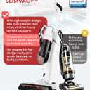 Roomie Tec SlimVac Pro Cordless Vacuum Cleaner for Home - 2200mAh Battery, High Suction Power, Lightweight, Detachable Handheld with HEPA Filter – Multi-Surface Cleaning for Carpets, Hard Floors, Cars