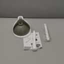 Toilet Plunger with Holder, Plunger with Unique Holder for 5.7-inch Toilet Drain, Plungers for Bathroom with Holder, Toilet Plunger Heavy Duty (1, White)