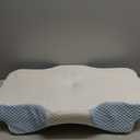 Osteo Cervical Pillow for Neck Pain Relief, Hollow Design Odorless Memory Foam Pillows with Cooling Case, Adjustable Orthopedic Bed Pillow for Sleeping, Support for Side Back Sleepers