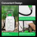 VIVOSUN 1 Gal/4L Pump Sprayer, Garden Water Sprayer for Plants, Weeds & Lawn Care, with 3 Nozzles, 50'' Long Hose & Pressure Relief Valve