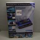 Supclean 24/7 Solar Powered Automatic Electric Pool Skimmer Robot with APP Enabled Floating Surface Cleaner for Above & Inground Pool, Auto Robotic Pool Skimmer with Efficient Performance (Blue)