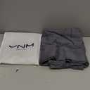 YnM Exclusive Cooling Duvet Cover for Weighted Blankets with 16 Strings (Dark Grey, 48"x72")