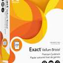Exact Vellum Bristol Cardstock, 8.5" x 11", 67 lb/147 GSM, White, 250 Sheets (80218)