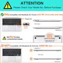 Compatible with MacBook Air 13 Inch 2022 2021-2018 M1 A2337 A2179 A1932, Checkered Textured Cream Leather Hard Shell Case No Logo Cutout & Keyboard Cover for Mac Air 13, Beige