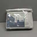 NICETOWN Snowbound Vintage Linen 100% Blackout Curtains for Living Room, Thermal Insulated Curtains 84 Long, Noise Reducing Window Treatment Drapes for Hall Room, 52" Wide Per Panel, Set of 2