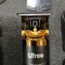 Ufree Professional Cordless Clippers and Trimmers Set for Men for Hair Cutting, Beard Trimmer, Barber Clippers, Rechargeable Electric Shaver, Gifts for Men (Black)