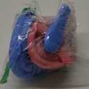 QingSong Kids Snorkel Mask Full Face, Snorkeling Set with Camera Mount, Foldable 180 Degree Panoramic View Snorkeling Gear Anti-Fog Anti-Leak