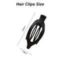 2 x Flat Hair Clips for Women - Large Hair Claw Clips and Duckbill Hair Clip for Women for Thin or Thick Hair - No Slip Strong Hold Hair Clip for Styling (4Pack, 4Colors) (Style 2)