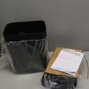 2 Pack 2.7 Gal Bathroom Trash Can with Lid, Automatic Trash Can Small Smart Garbage Can Touchless, Slim Motion Sensor Waterproof Plastic Trash Bins for Bedroom Office Kitchen Toilet Black