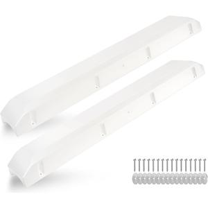 48 Inch Boat Dock Bumpers for Edge/Piling,Dock Bumpers for Post/Piling/Pylon/Straight Edge,Dock Fender Bumper Guards for Horizontal Deck,Vertical Poles,Marine-Grade Pads with Screws