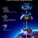 Spican Switch 2 Controller, Switch 2 Accessories Wireless Pro Controller with No-drift Hall Effect Joystick, 4 RGB Mode, 10H+ Battery, Turbo&Macro, Full-Size Hand-Curve Design Comfort for Nintendo Switch 2 Games