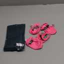 YAODHAOD Dog Shoes for Small Dogs, Puppy Dog Boots & Paw Protector for Winter Snowy Days, Anti-Slip Sole Dog Booties for Indoor Hardwood Floor 4 Pack (Pink, Size: 5)