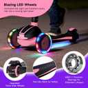 Nattork Kids Scooter for Age 3-8, Toddler Scooter with 4 Adjustable Height for Boys & Girls, Light Up 3-Wheels Foldable Kick Scooter, Lean to Steer, 120LB Weight Capacity