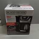 Black and Decker BLACK+DECKER 12-Cup Mill and Brew Coffeemaker, Black, CM5000B