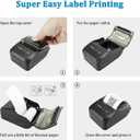 NETUM Bluetooth Receipt Printer, 58mm Mini Thermal POS Printer Portable Personal Bill Printer 2 inches for Restaurant Sales Retail Compatible with Android