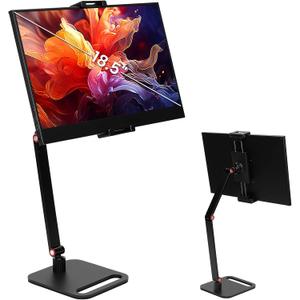 for iPad Tablet Stand Holder for Desk 4.7-12.9 Inch,Portable Monitor Stand Holder for 6-17.3,18.5 Inch,Desk Mount Arm for Kindle,Portable Screen with Heavier Base and Higher Arms