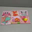 edutree Wooden Puzzles for Toddlers 2-4, 6 Pack Animal Shape Puzzle Montessori Toys for 1 2 3 Year Old, Educational Learning Toys for Girls Boys