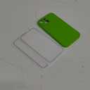 Dssairo Compatible with iPhone 15 Case,Upgrade Liquid Silicone,with 2 Screen Protector[Enhanced Camera Protection][Scratch-resistant soft microfiber lining]Slim Cover Phone Cases (Fluorescent Green)