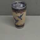 Hummingbird Stained Glass - 20oz Clear Stainless Steel Tumbler - Humming Bird Accessories Stained Glass, Unique Gifts, Gifts For Her